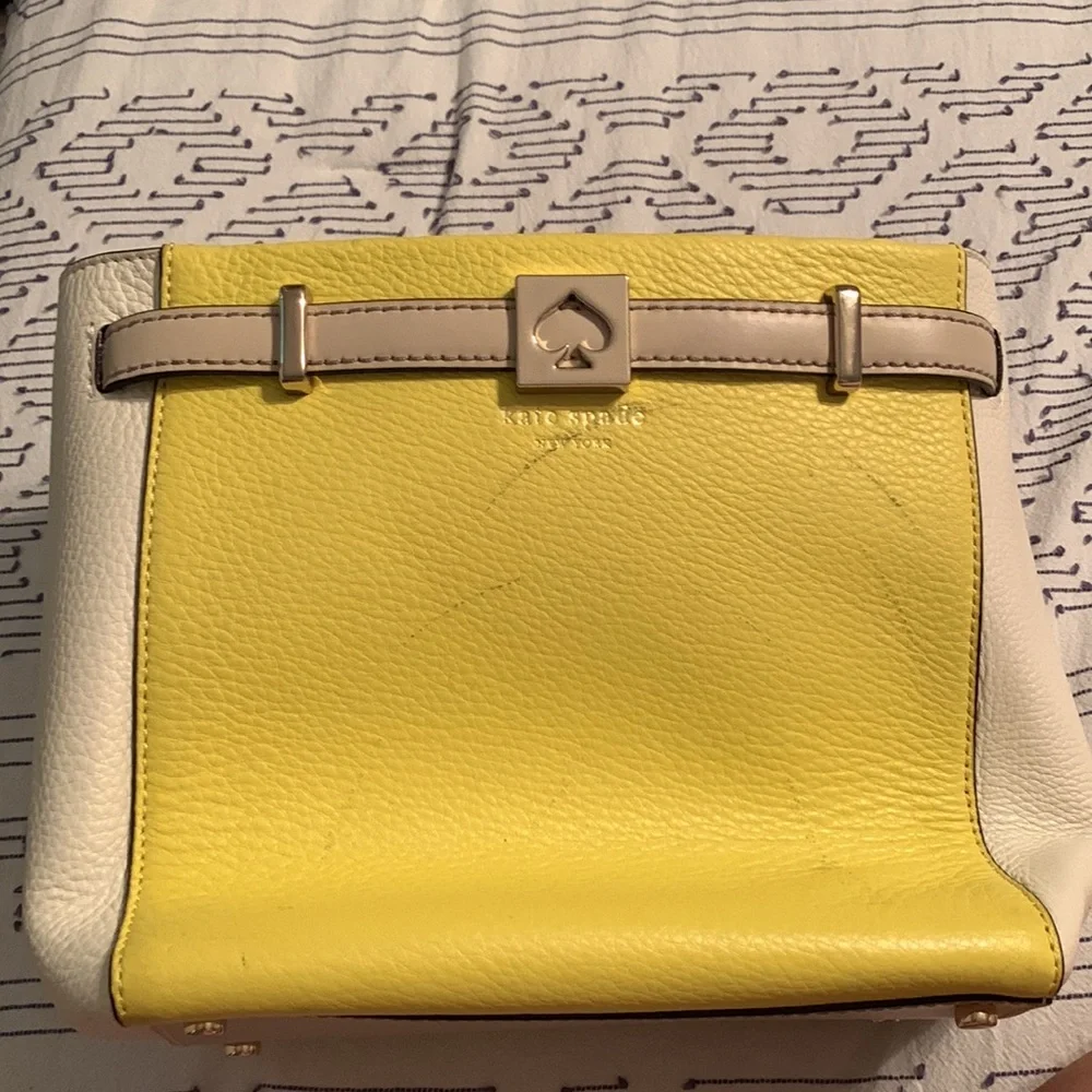 Kate spade white and yellow bag - Picture 2 of 5
